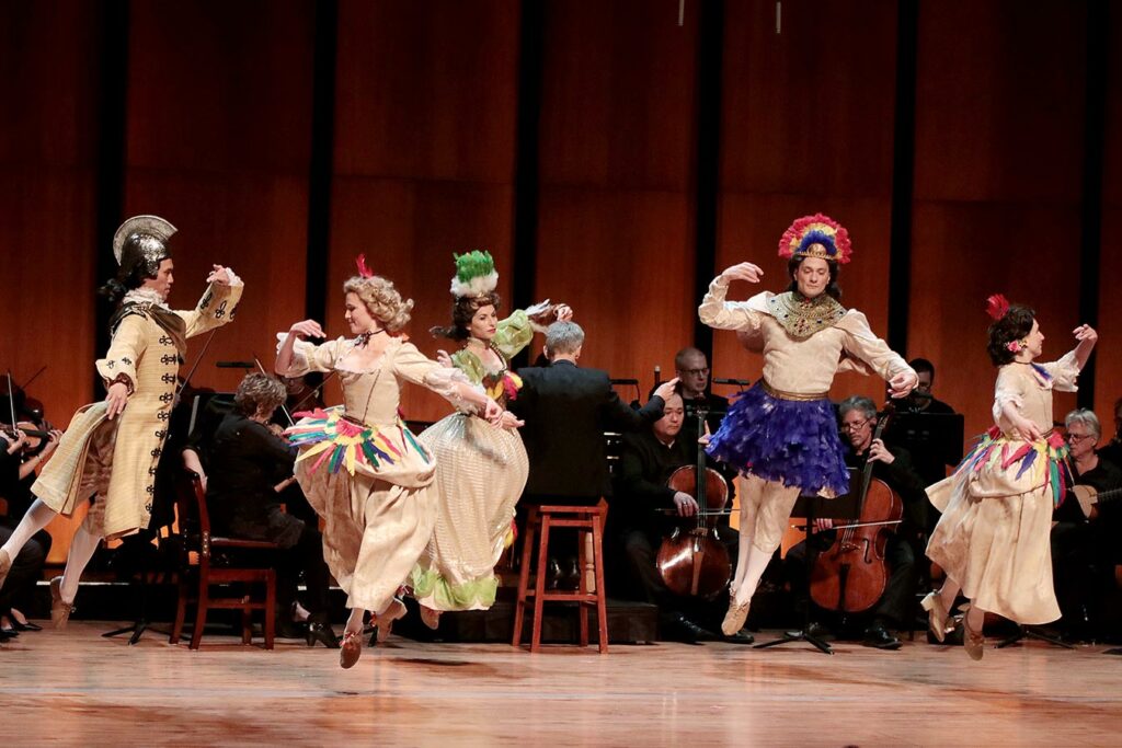 Baroque Dance Company dancing at The Palais